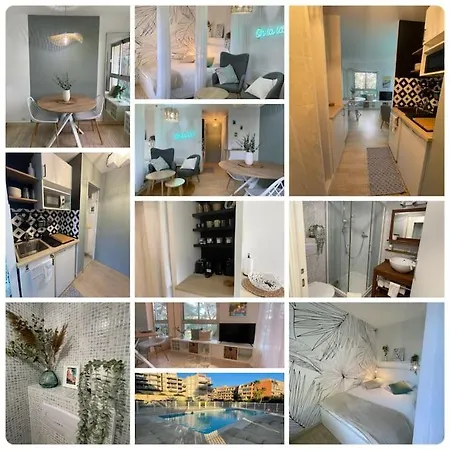 Studio Face Au Port Santa Lucia Avec Piscine Et Parking Prive *