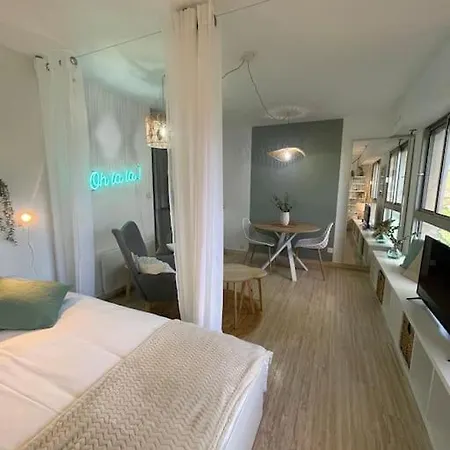 Studio Face Au Port Santa Lucia Avec Piscine Et Parking Prive Apartment *